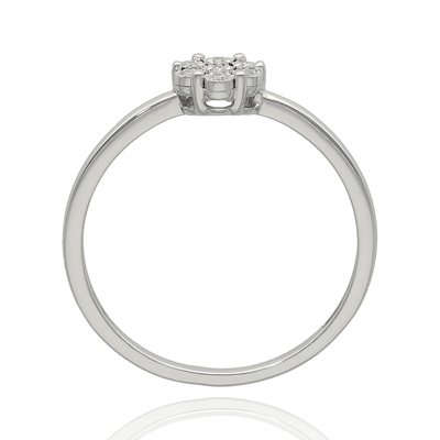 Fehér arany gyűrű 55-ös méret (JR11325W15-55)